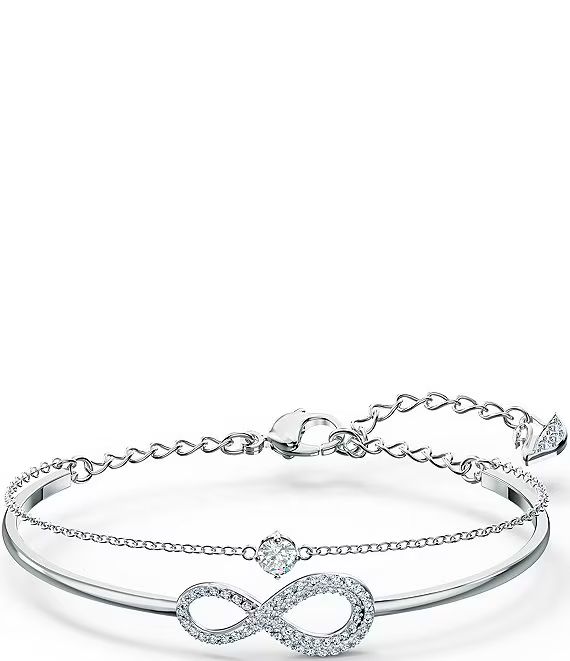 Crystal Infinity Bangle Bracelet | Dillard's