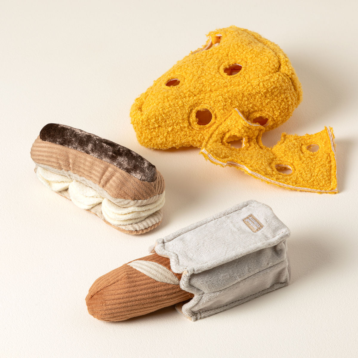 French Boulangerie Dog Toy Collection | UncommonGoods