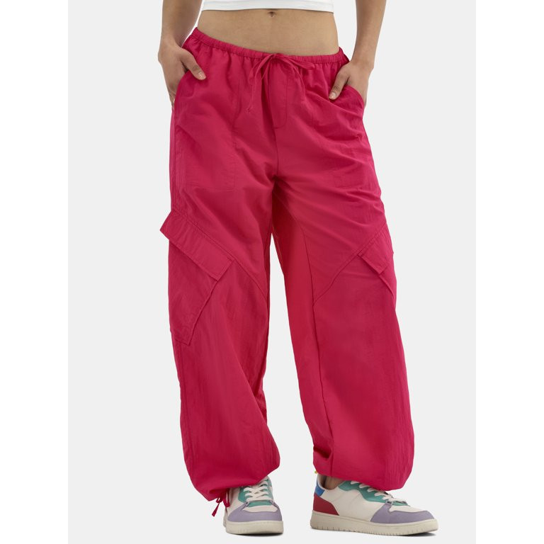 No Boundaries Parachute Pants, Women's | Walmart (US)