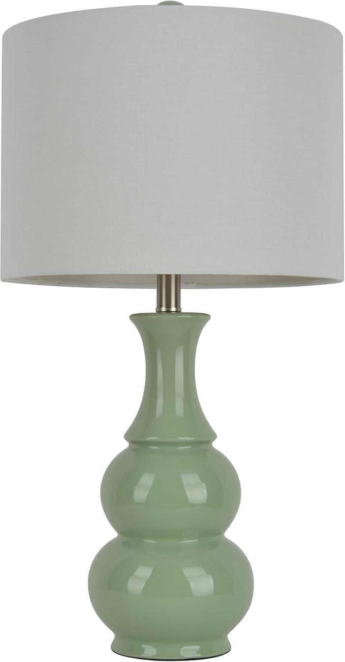 Décor Therapy TL7906 26.5" Ceramic Table Lamp, Green | Amazon (US)