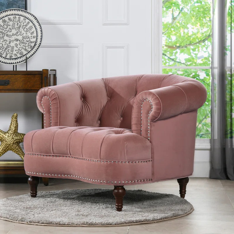 Mercer Velvet Armchair | Wayfair North America