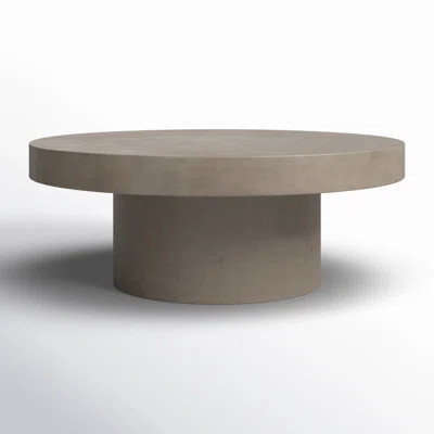 Dove Concrete Pedesstal Coffee Table | Wayfair North America
