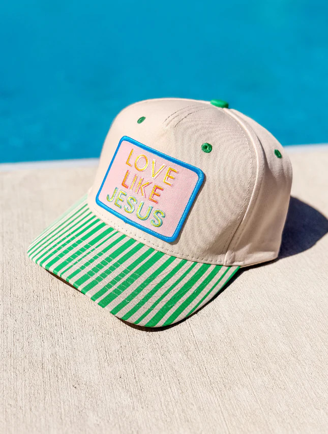 Love Like Jesus Trucker Hat - Green | Worthy Wear