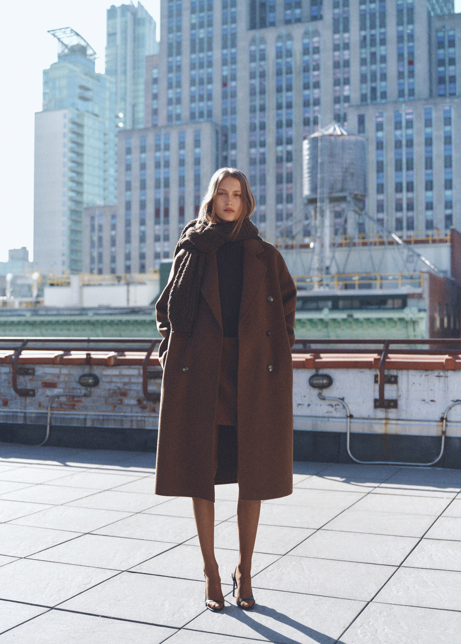 Double-breasted wool coat - Women | MANGO USA | Mango (US/MX/AU)