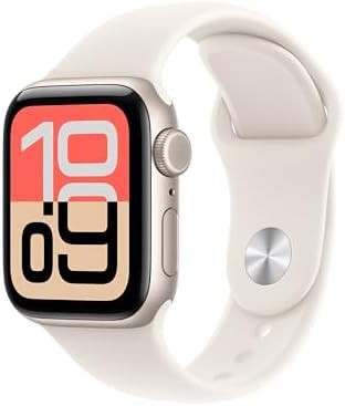 Apple Watch SE 3 [GPS + Cellular 40mm] Smartwatch with Starlight Aluminum Case with Starlight Spo... | Amazon (US)