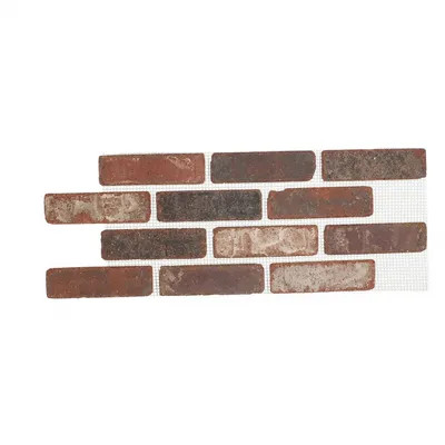 Old Mill Brick Brickwebb Castle Gate Thin Brick Sheets - Flats (Box of 5 Sheets) - 28 in. x 10.5 ... | The Home Depot