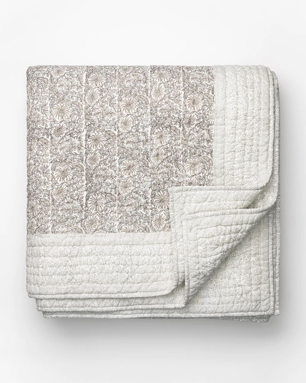 Floral Block Print Quilt | McGee & Co.