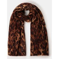ACCESSORIZE Leopard Blanket Scarf Brown Mix | Marks & Spencer (UK)