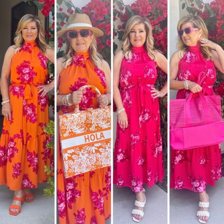 NEW! A big POP of color for your summer from @Walmart. You can find these fab dresses and many more online.
#sponsored #WalmartPartner #WalmartFashion

Stylish and affordable, I found so many hot pink and orange dresses + accessories from their fashion forward brands Scoop, Free Assembly, No Boundaries, Time & Tru and more.
If you have not shopped online at Walmart, you are missing out! 
Size inclusive from XS - 2XL
The Satin Halter dress fits TTS. I am wearing medium.

#LTKwedding #LTKSeasonal #LTKunder50