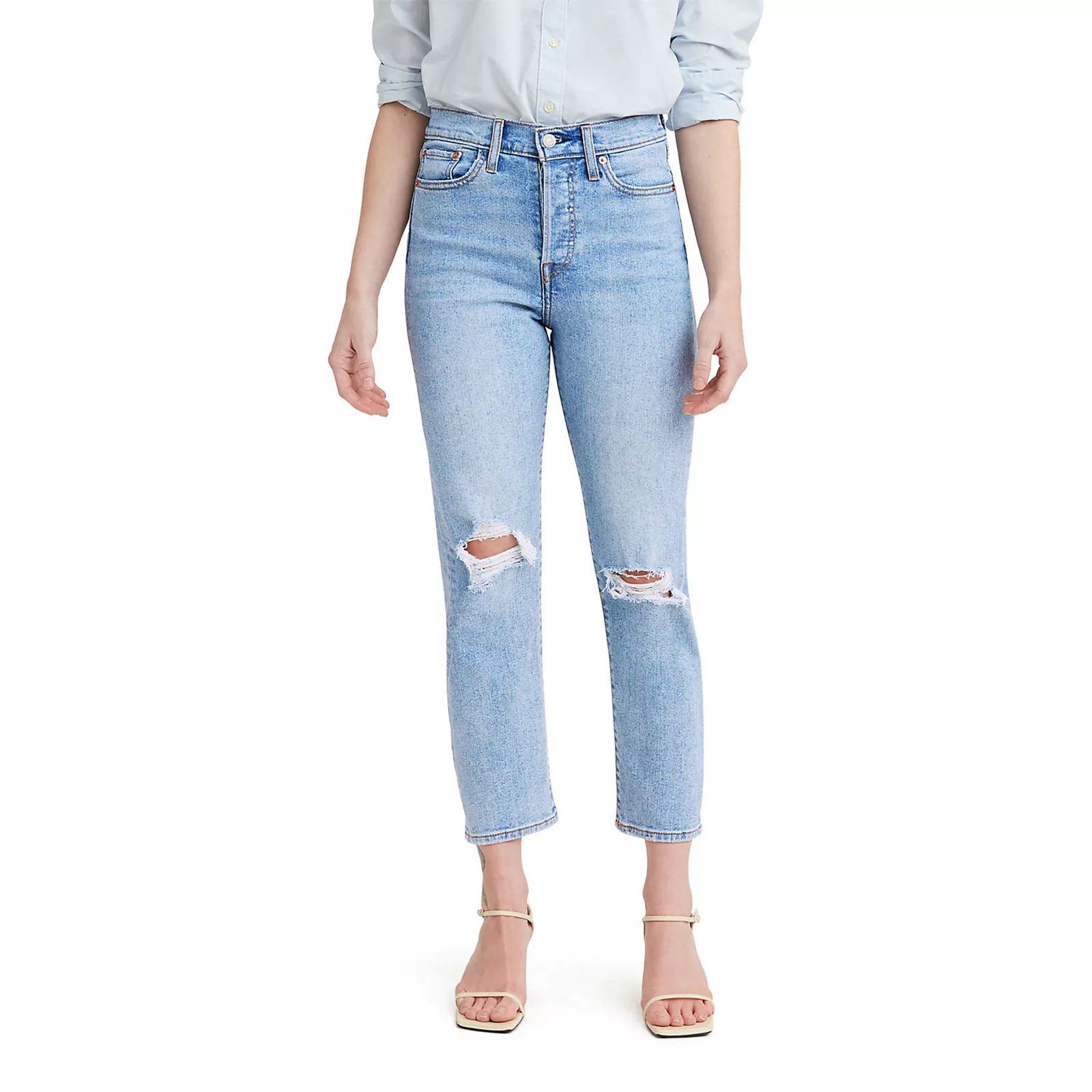 Women's Levi's Wedgie Straight Jeans, Size: 32(US 14)Medium, Med Blue | Kohl's