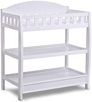 Delta Children Infant Changing Table with Pad, White | Amazon (US)