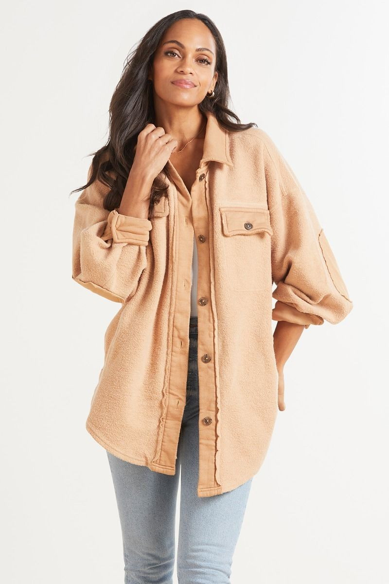 FREE PEOPLE Ruby Shirt Jacket | EVEREVE | Evereve