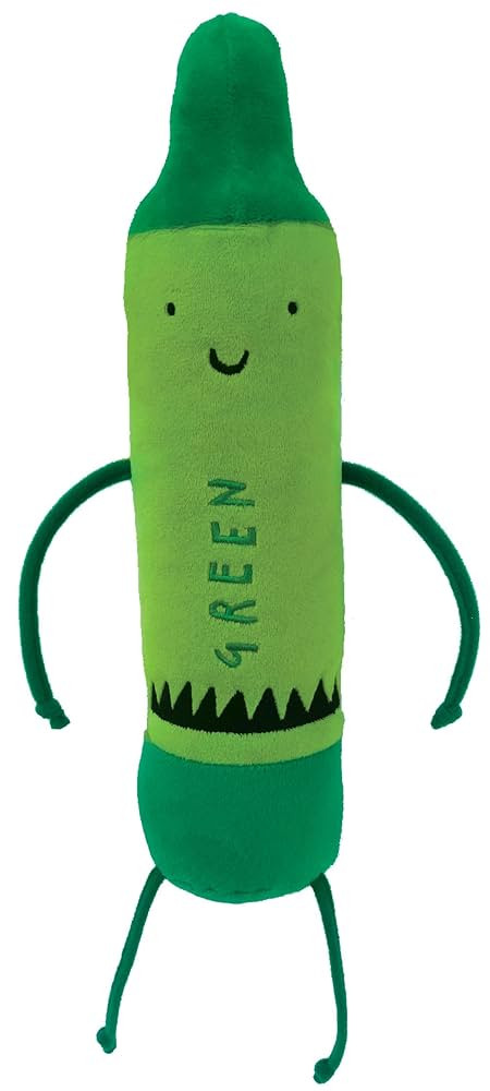 MerryMakers The Day The Crayons Quit Green Plush Toy,0 months to 100 months 12-Inch | Amazon (US)