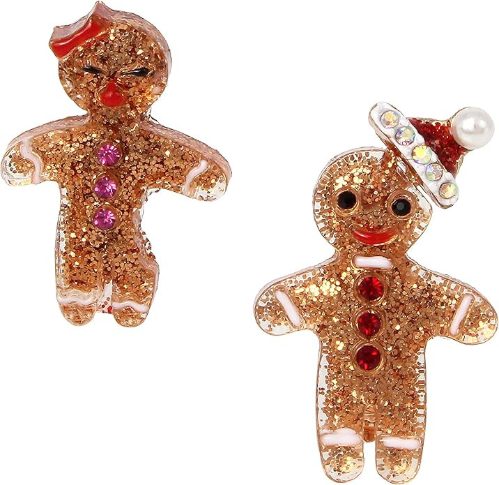 Gingerbread Mismatch Stud Earrings | Amazon (US)