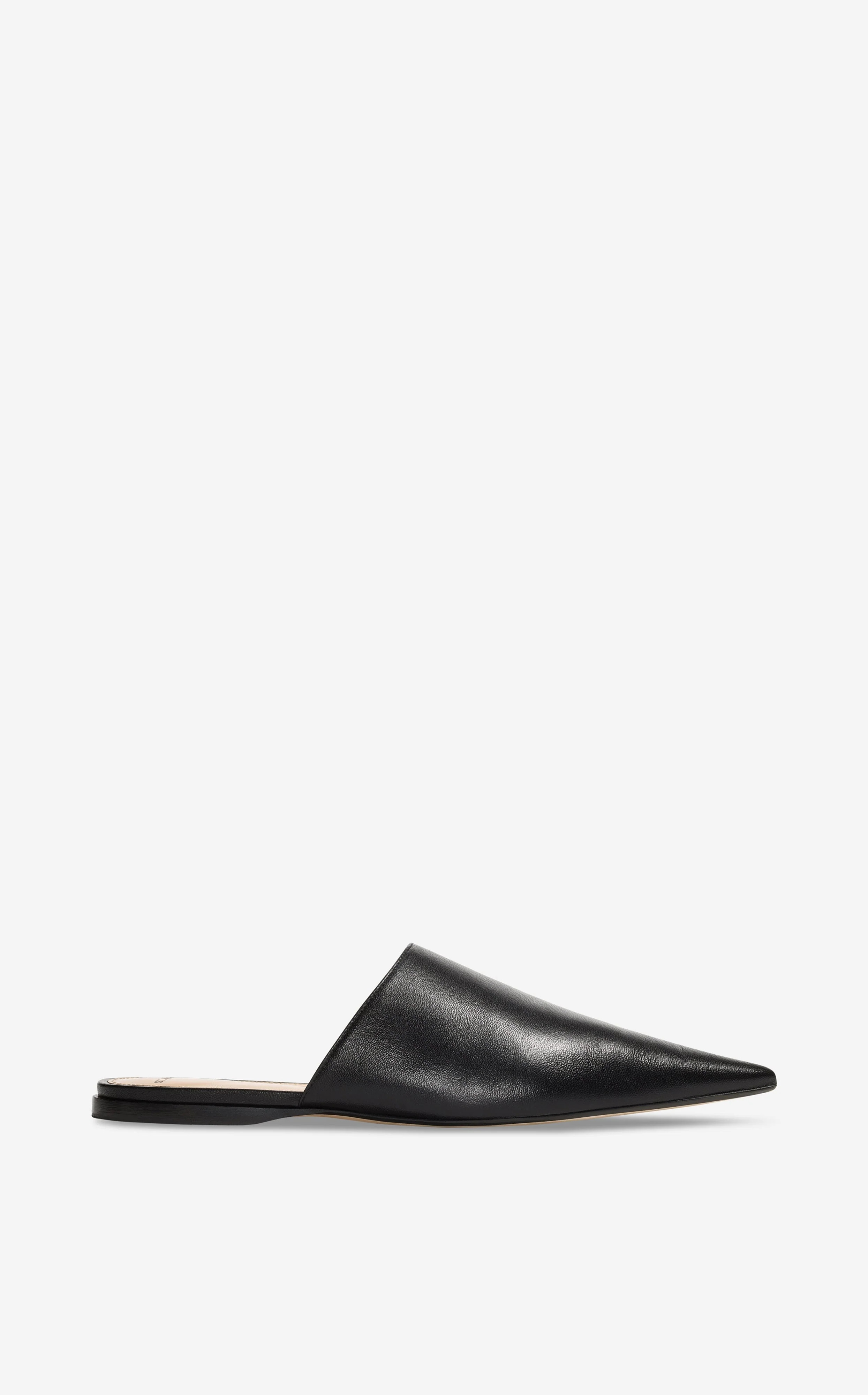 Flat Leather Mule | St. John Knits