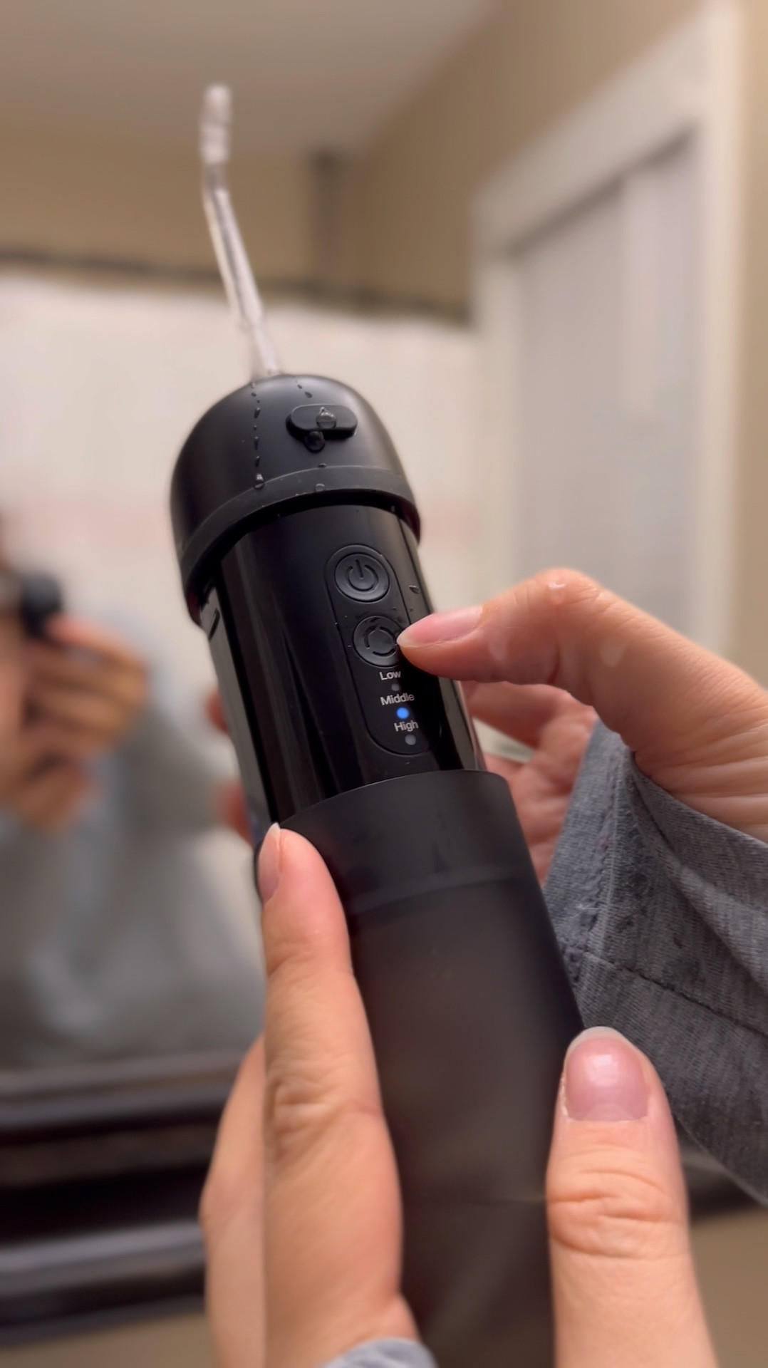 Travel Water Flosser from Bitvae // affordable oral care, water pick, dental flosser, cordless, rechargeable, multiple color options, travel friendly! Carrying bag included. Amazon finds, beauty, teeth cleaner, three mode settings

#LTKTravel #LTKFindsUnder50 #LTKWatchNow