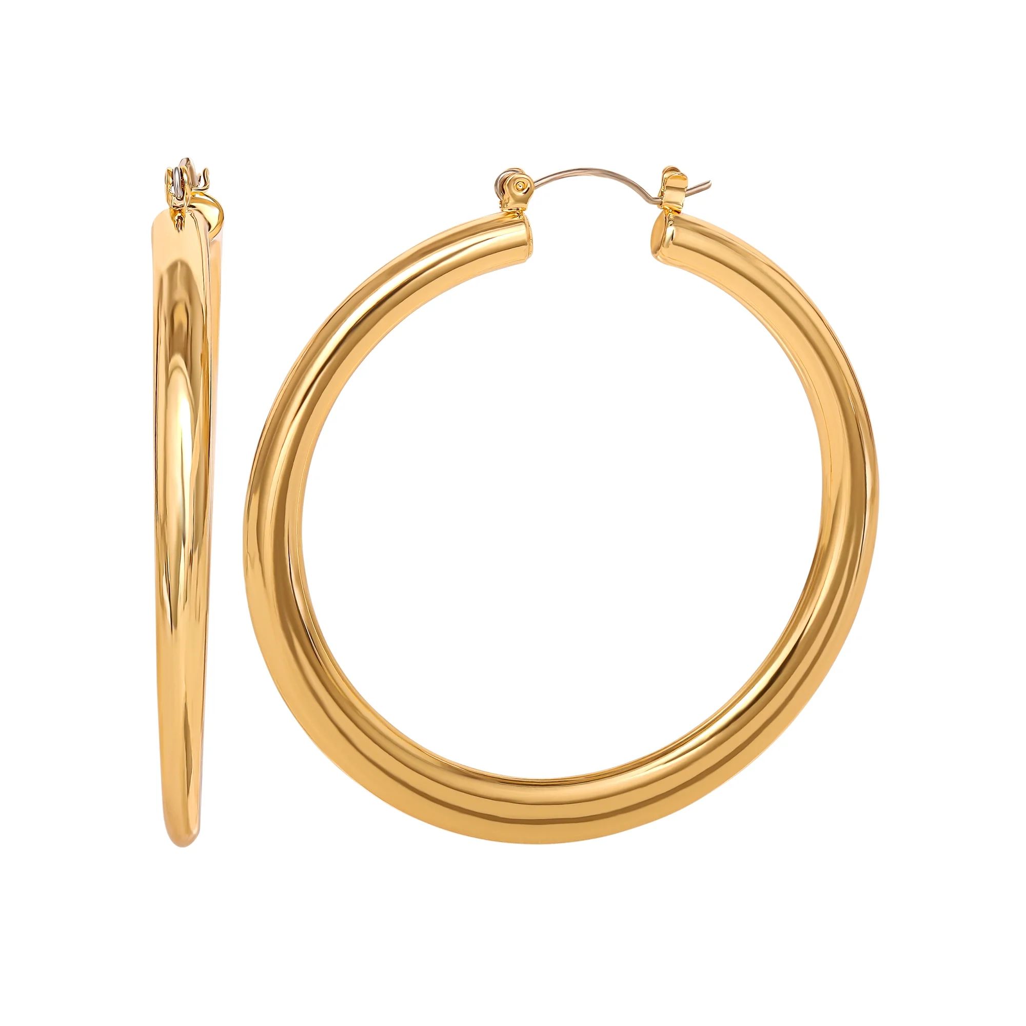 Jessica Simpson Polished Hoop Earring - Walmart.com | Walmart (US)