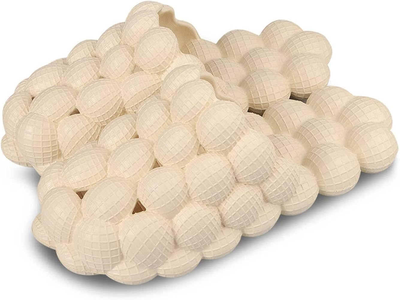 Massage Bubble Slides with charms for Women Men, Non-slip Bubble Slippers, Soft EVA Golf Ball Slides | Amazon (US)