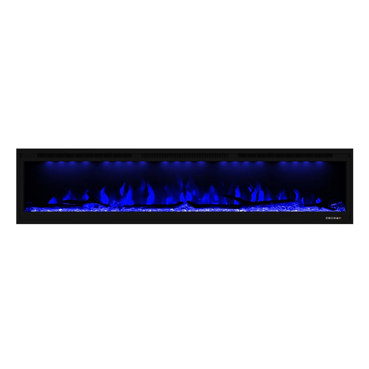 Latitude Run® Nazaret WiFi Smart Recessed Wall Mounted Electric Fireplace Insert with Remote, Ov... | Wayfair North America