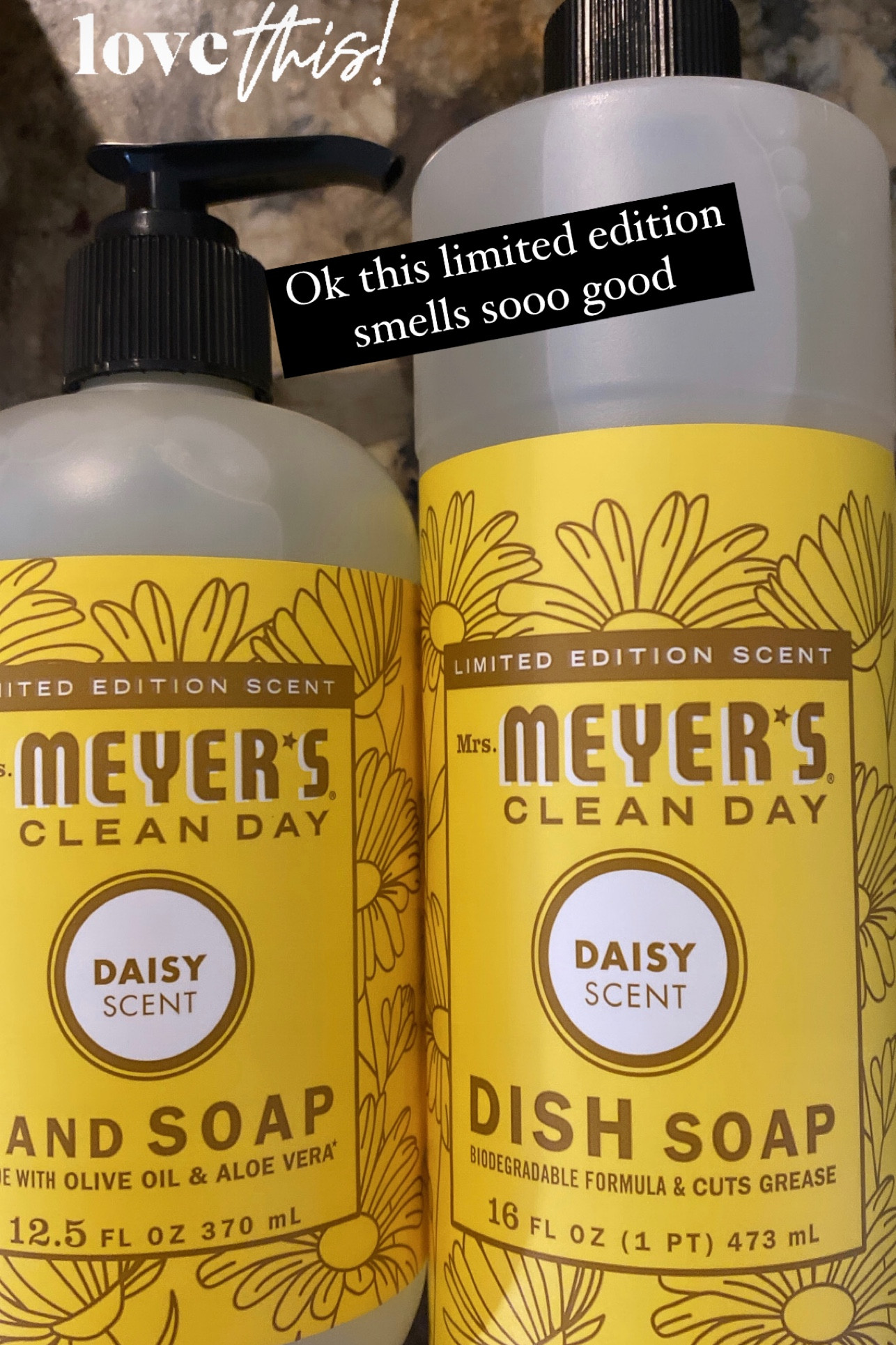 Meyers limited edition hand soap, dish soaps and disinfectant are here! The daisy and rose scent smells so good! 

#LTKSeasonal #LTKhome #LTKGiftGuide