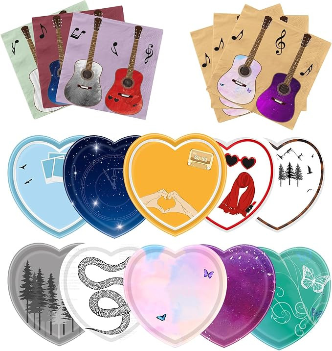 ASSEMBLY Birthday Tableware Set,60PCS Birthday Plates and Napkins Decoration Supplies Dinnerware ... | Amazon (US)