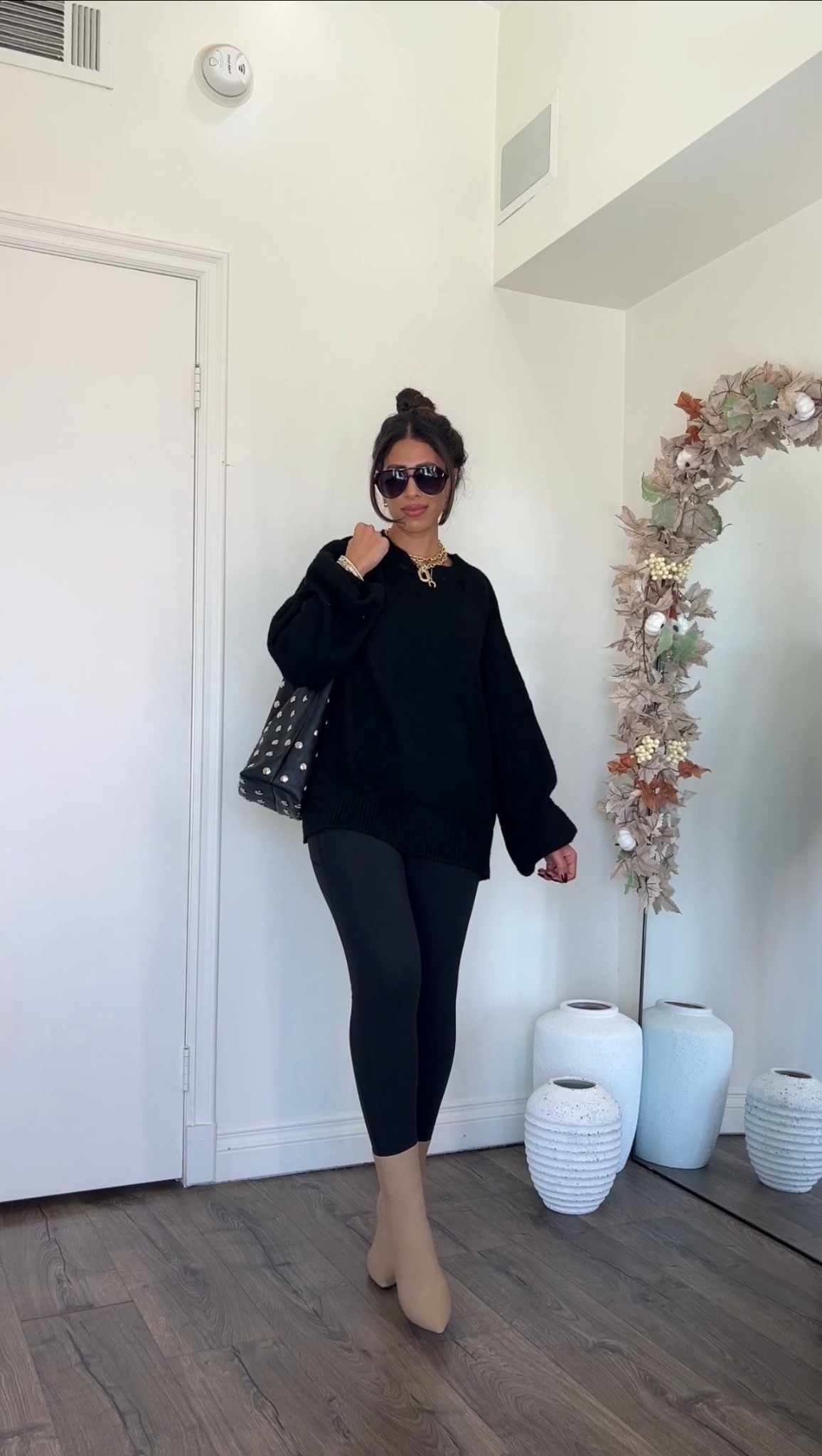 Leggings outfit idea for
Thanksgiving 

#LTKStyleTip #LTKootd #LTKFindsUnder50