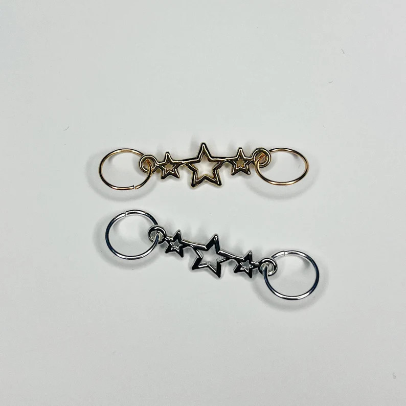 Trio of Gold/silver Star Roller Skate / Shoe Charm Astrology - Etsy Netherlands | Etsy (NL)