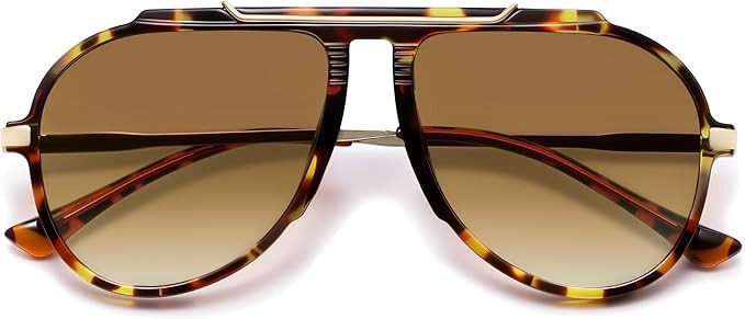 SOJOS Retro Oversized 70s 90s Aviator Sunglasses for Women Men Trendy Vintage Square Sun Glasses ... | Amazon (US)