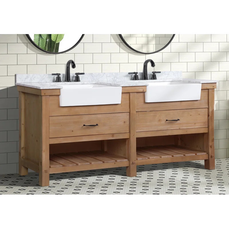 Kordell 72" Double Bathroom Vanity Set | Wayfair North America
