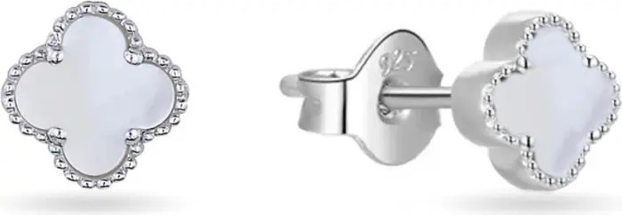 Donatello Gian Sterling Silver White Clover Earrings | Nordstrom | Nordstrom