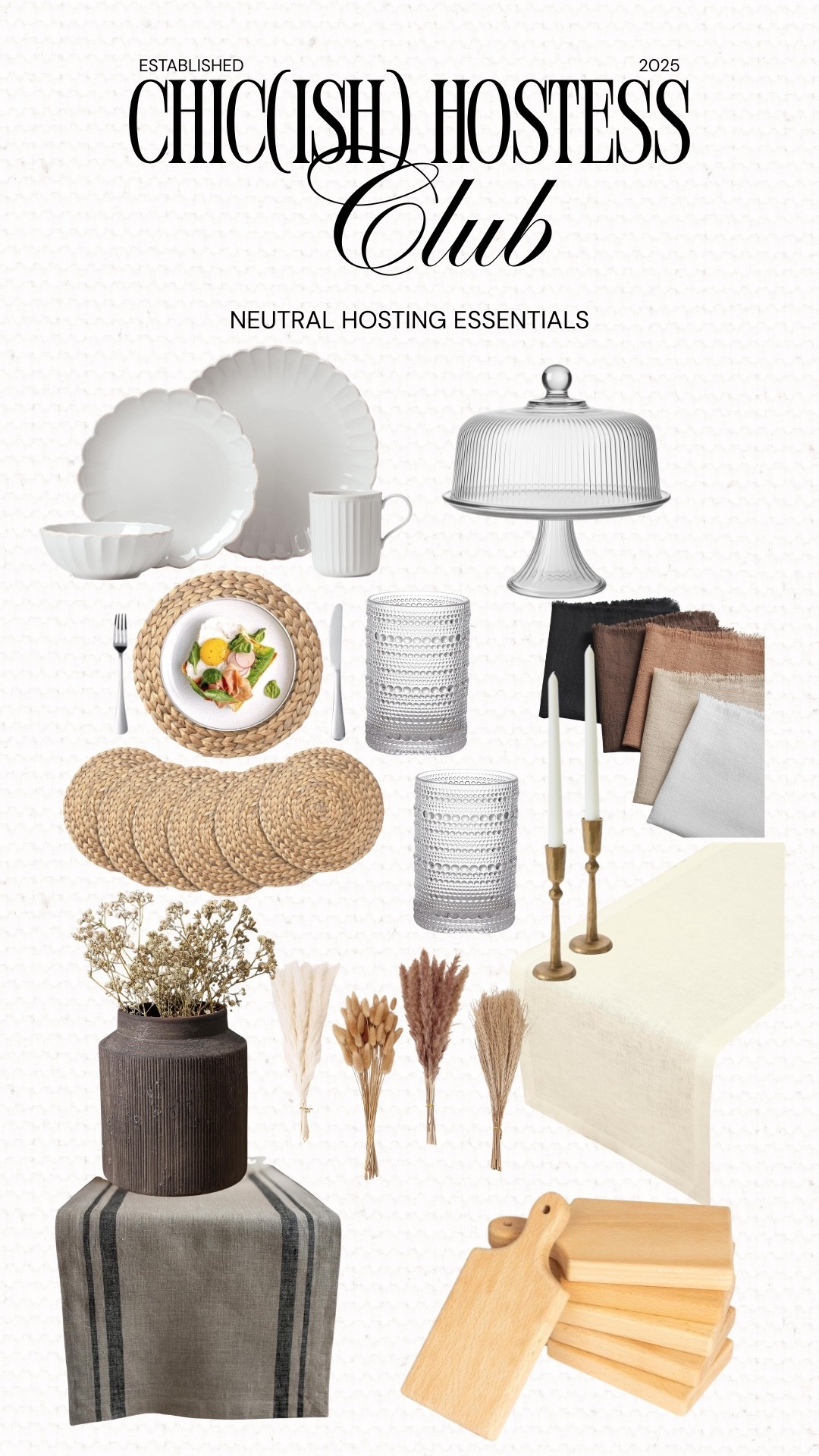 The neutral hosting essentials are great to have or to gift. These would make great wedding or house warming gifts  

#LTKHome #LTKWedding #LTKFindsUnder100