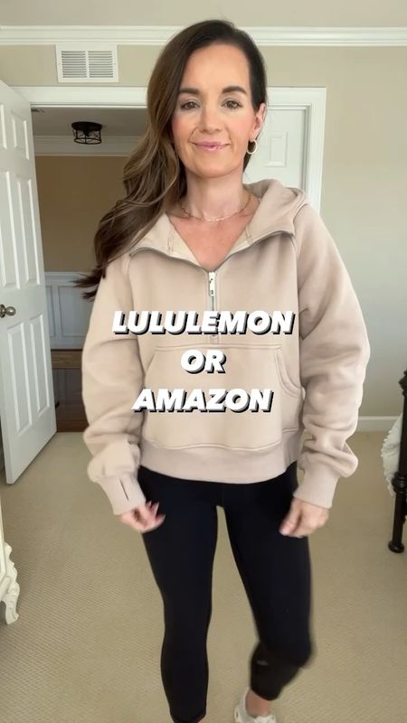 This Amazon oversized half zip hoodie is good y’all ✨ This half zip hoodie is identical to the lululemon hoodie. Super comfy and warm. It’s a longer crop - hits at my hip bones. Comes in 14 colors. Definitely a bargain for the look, at half the cost.

#amazon #comfy #casual #lookforless #outfitideas #amazonfinds #casualstyle #workoutclothes #comfyoutfit #outfitinspo #momstyle #affordablefashion #outfitidea

#LTKfindsunder50 #LTKstyletip #LTKGiftGuide