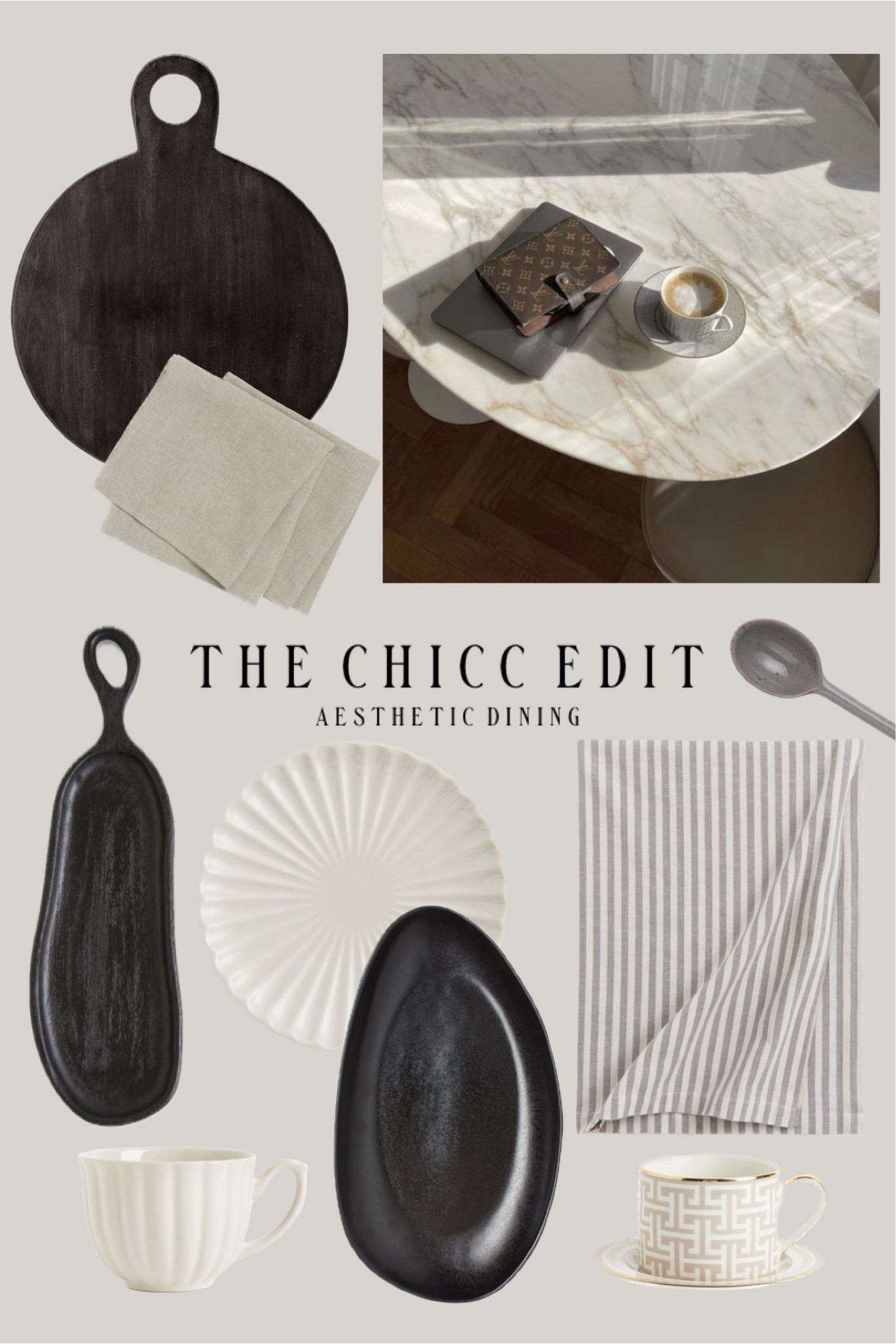 Aesthetic Dining 🤎

𝐻𝒾𝒾𝒾, 𝓁𝑜𝓋𝑒𝓁𝓎! 𝐹𝑜𝓁𝓁𝑜𝓌 𝓂𝓎 𝓈𝒽𝑜𝓅, 𝒶𝓃𝒹 𝑔𝑒𝓉 𝓂𝓎 𝑒𝓍𝒸𝓁𝓊𝓈𝒾𝓋𝑒 𝒶𝓅𝓅-𝑜𝓃𝓁𝓎 𝒸𝑜𝓃𝓉𝑒𝓃𝓉! 𝒮𝑜 𝑔𝓁𝒶𝒹 𝓎𝑜𝓊'𝓇𝑒 𝒽𝑒𝓇𝑒. 

LTK find, chic, aesthetic, trending, stylish, minimalist style, affordable, home, decor, interior design, beauty, ootd, dupe, look for less, y2k, Amazon, Amazon fashion, Amazon finds, Amazon home, Amazon style, fall fashion, fall home decor, fall style, fall home, Halloween, thanksgiving, holiday, fall outfit, seasonal, decor, decorations, Christmas, Christmas decorations #dining #dinnerware #silverware #glassware #kitchen  dining room dinner party thanksgiving 

Follow my shop @TheChiccEdit on the @shop.LTK app to shop this post and get my exclusive app-only content!

#liketkit 
@shop.ltk
https://liketk.it/4UV5x

#LTKParties #LTKHoliday #LTKFamily #LTKHome