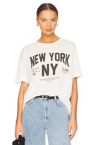 The Laundry Room Welcome To New York Oversized Tee in White from Revolve.com | Revolve Clothing (Global)