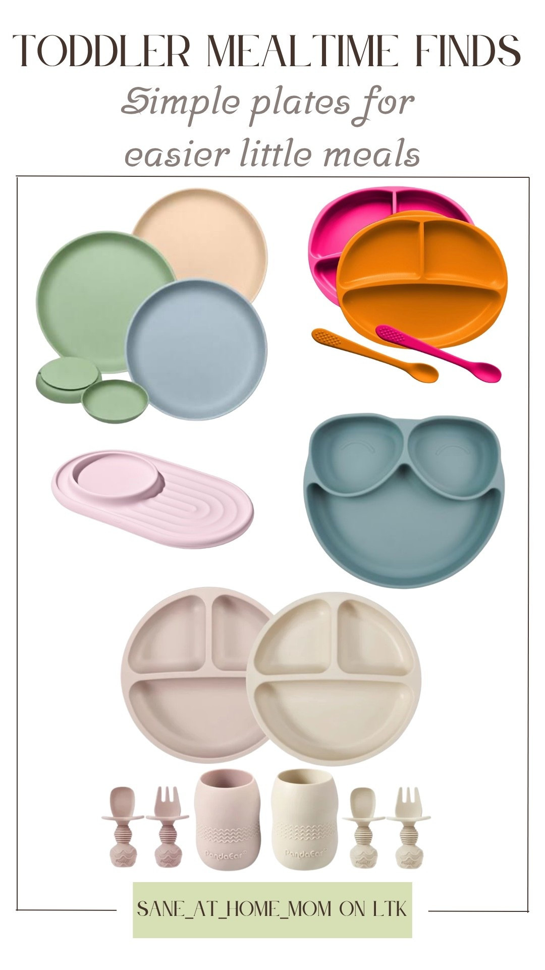 Toddler mealtime finds 🤍

I’ve been looking at simple ways to make toddler mealtimes a little easier, and these divided plates caught my eye.

I love the idea of having a few sections for different foods—especially when you’re serving a little bit of everything and would rather keep it all from becoming one big pile. 😅

I rounded up a few toddler plates and silicone feeding sets with different designs, colors, and features, so you can find one that works for your little one.

Tap to shop the toddler mealtime finds! 🤍

#ToddlerMealtime #ToddlerPlates #ToddlerEssentials #ToddlerFeeding #BabyFeeding #MomFinds #SaneAtHomeMom

#LTKcanada #LTKkids #LTKfamily