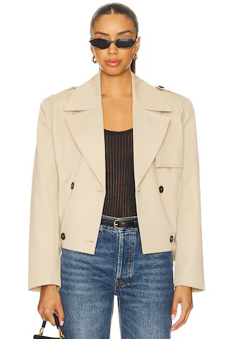 ANINE BING Greer Jacket in Oatmeal from Revolve.com | Revolve Clothing (Global)