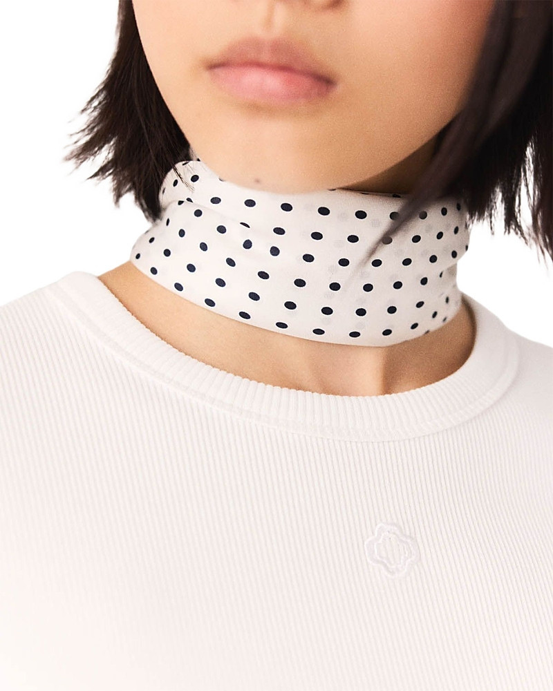 Maje Polka Dot Silk Scarf | Bloomingdale's (US)