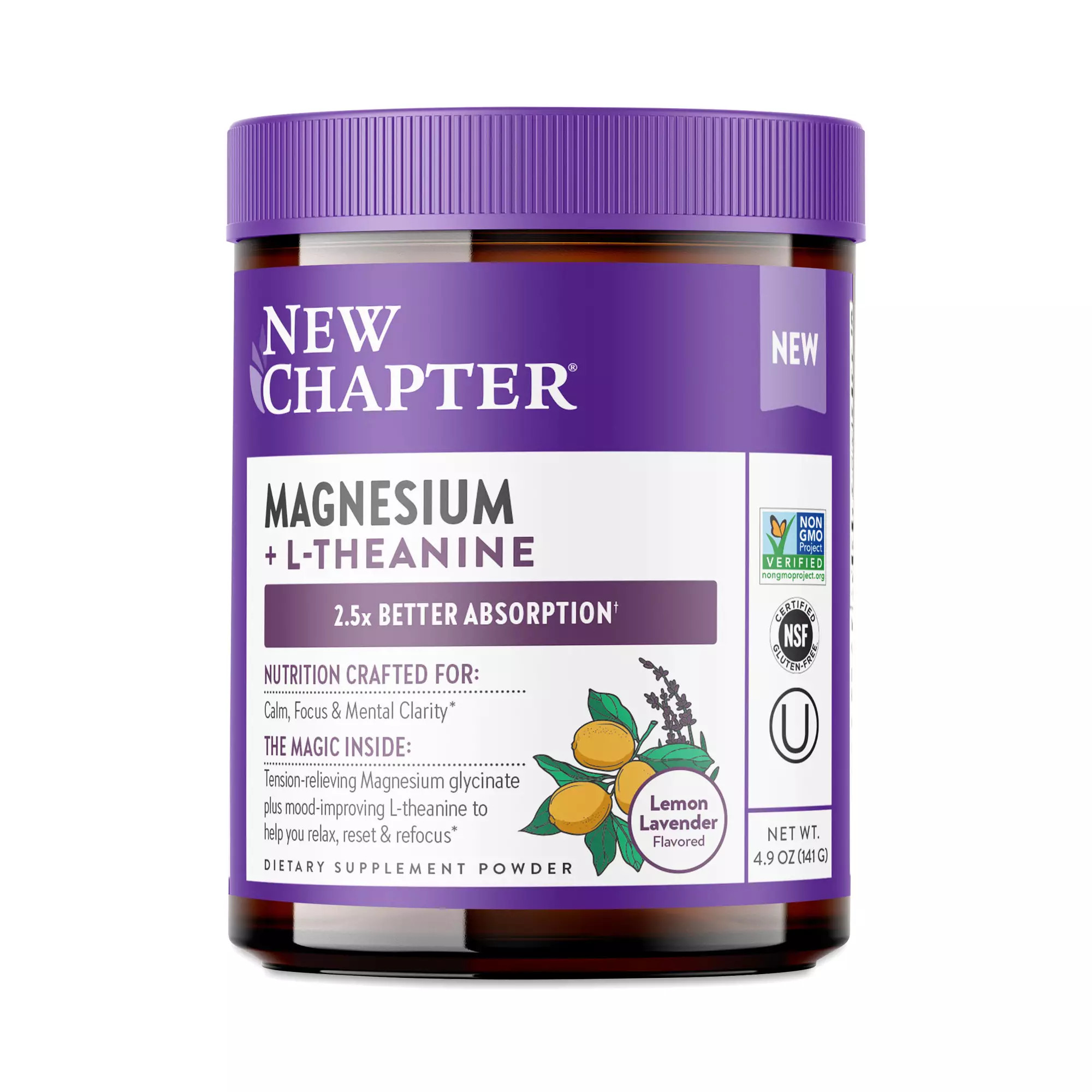 New Chapter, Magnesium + L-Theanine | Thrive Market