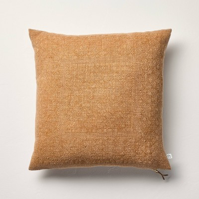 18"x18" Embroidered Toss Pillow - Hearth & Hand™ with Magnolia | Target