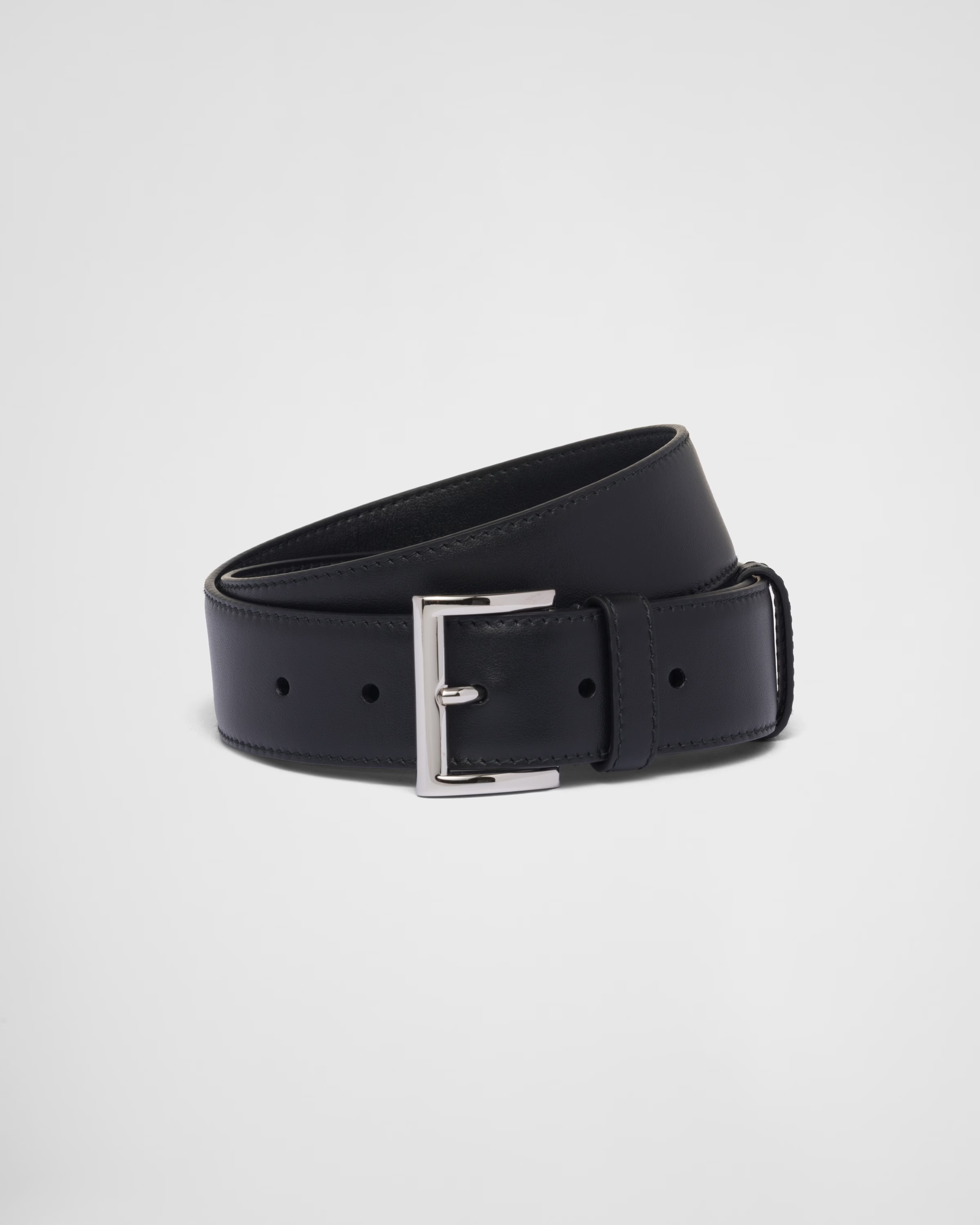 Leather belt | Prada US