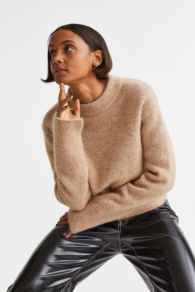 Mohair-blend fine-knit jumper | H&M (UK, MY, IN, SG, PH, TW, HK)