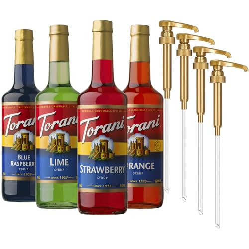 Torani Syrup Variety Pack, Soda Flavors, 25.4 Ounces (Set of 4) | Amazon (US)
