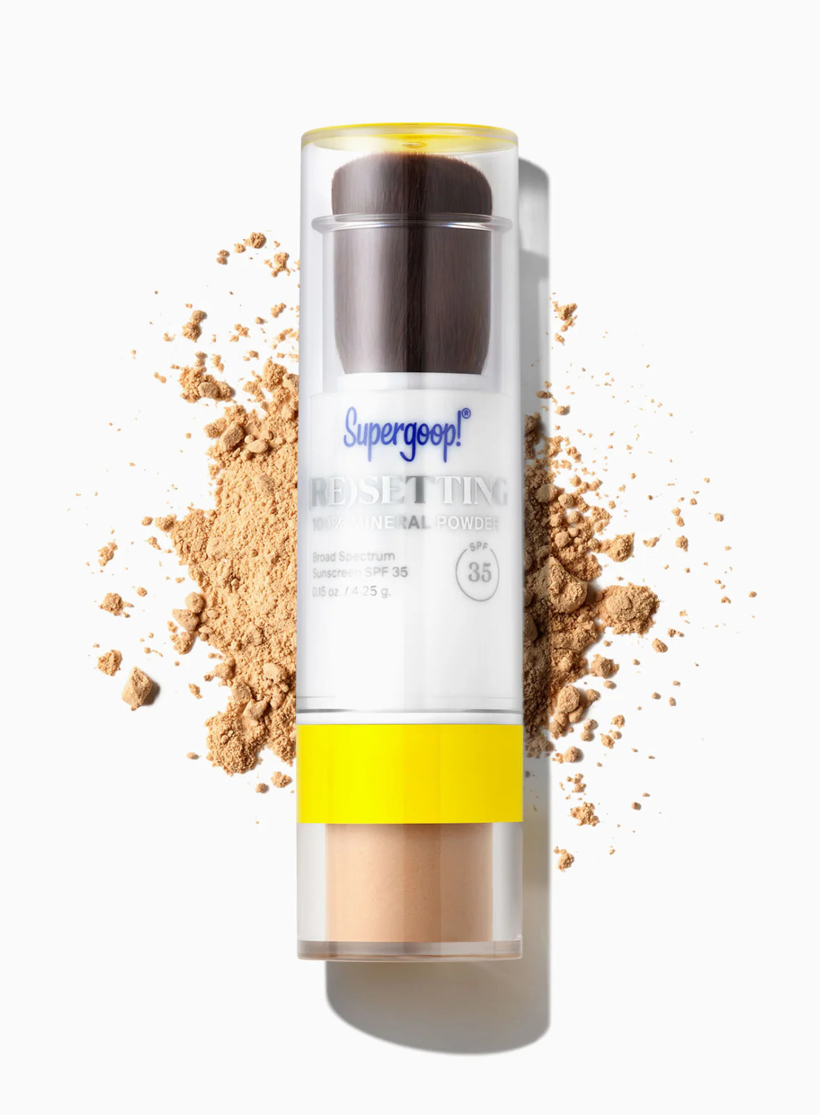 (Re)setting Mineral Powder SPF 35 Sunscreen Light Supergoop! | Supergoop