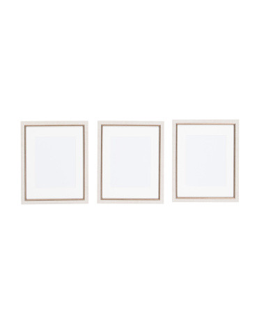 3pk 11x14 Matted To 8x10 2 Tone Wall Portrait Frame Set | TJ Maxx