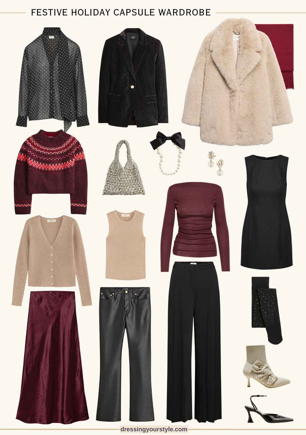 Festive Holiday Capsule Wardrobe to create Christmas outfits, Office party outfits and more! 
 

 

#LTKHoliday #LTKSeasonal #LTKParties