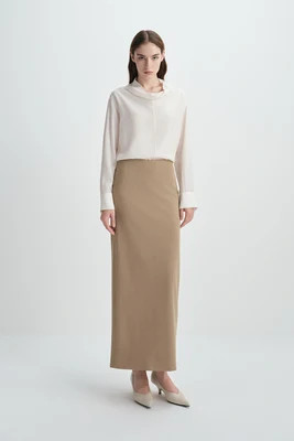 Desy Zip Slit Pencil Skirt | Rue Sophie
