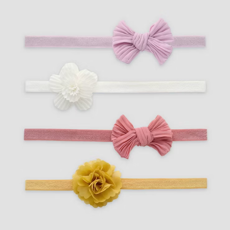 Carter's Just One You®️ Baby 4pk Headwrap - 0-12M | Target