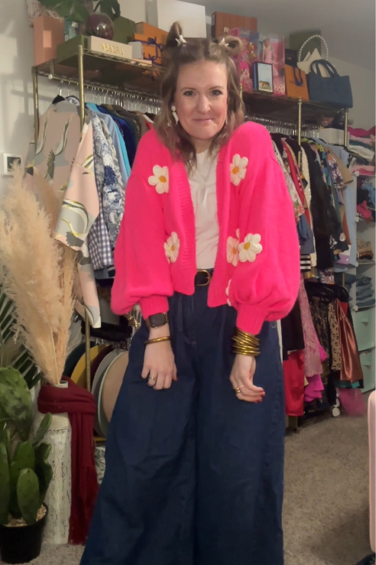 A bright sweater to start the day with a smile! Also, these jeans are so comfy and on sale! Perfect for any teacher!

#LTKsalealert #LTKSpringSale #LTKworkwear