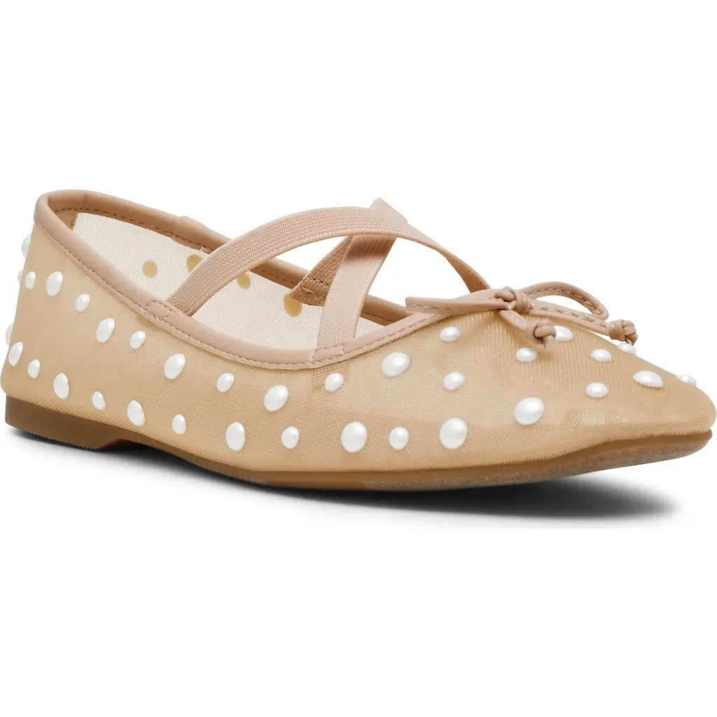 DV by Dolce Vita Maysa Ballet Flat in Tan Pearl at Nordstrom Rack, Size 11 | Nordstrom Rack