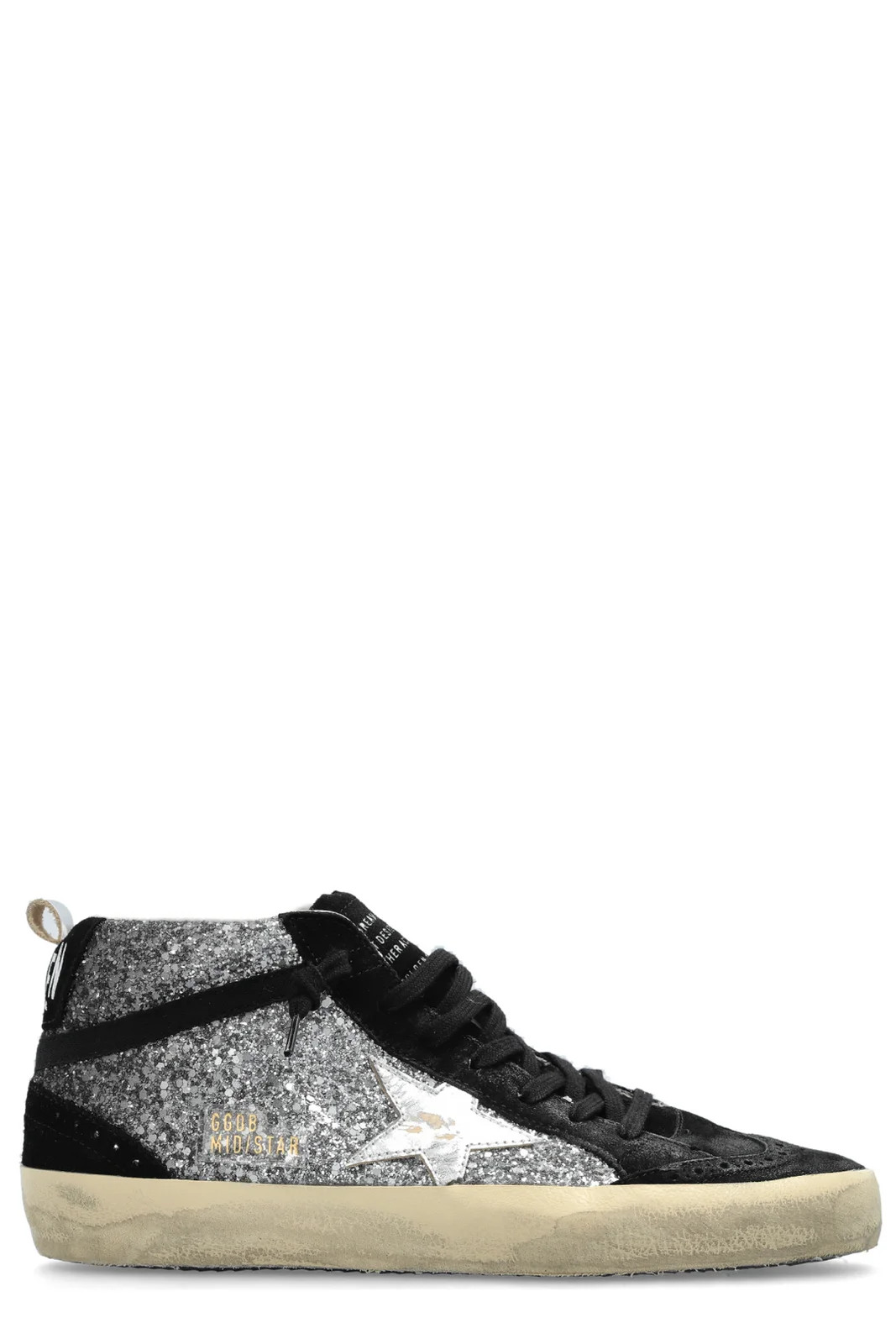 Golden Goose Deluxe Brand Glitter Mid-Top Sneakers | Cettire Global